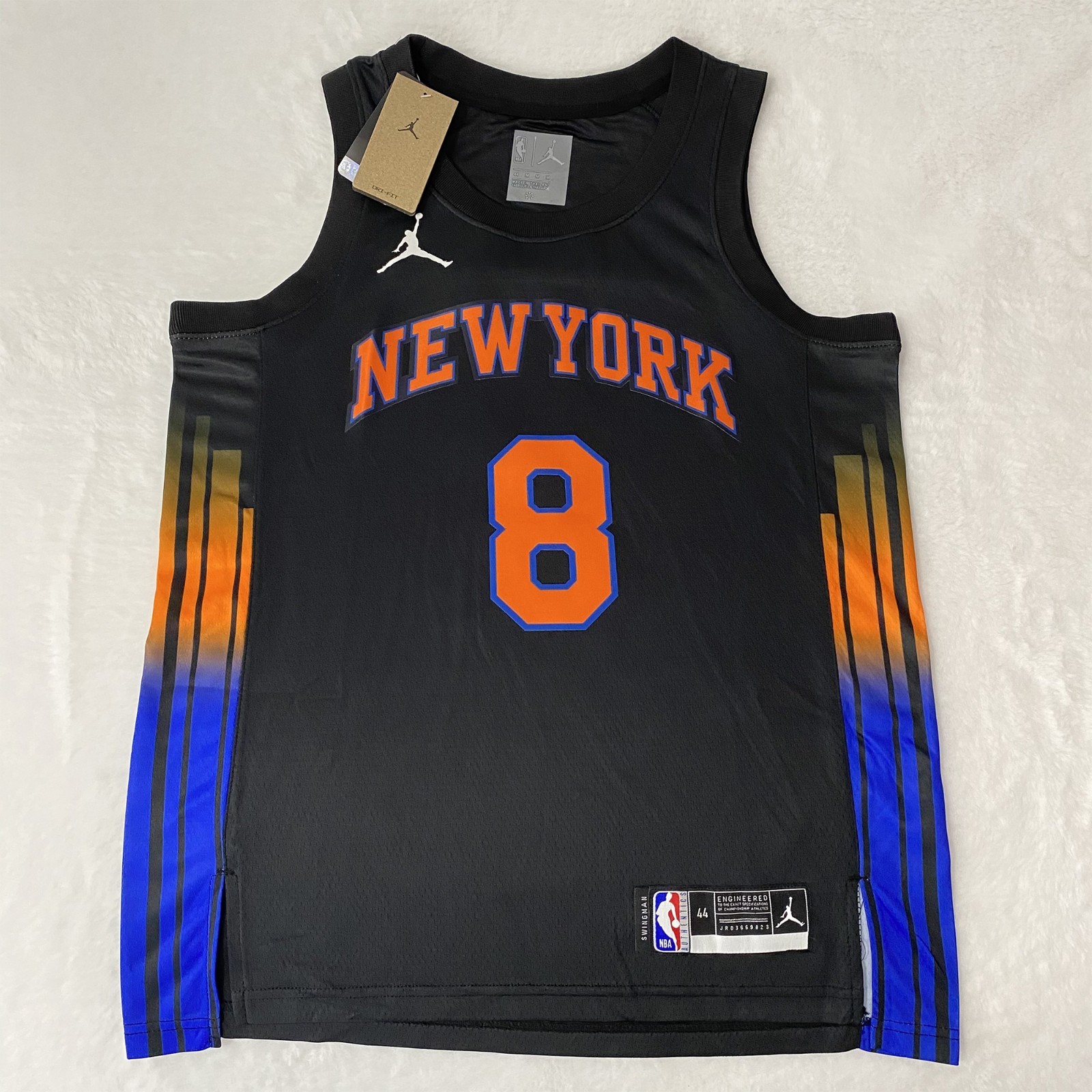 OG Anunoby #8 Black Jersey. Heat Press. Custom. Men’s S–2XL