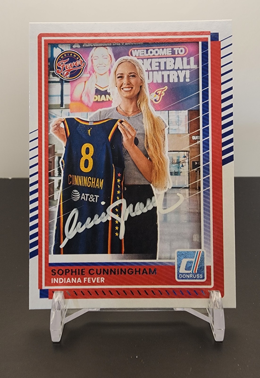 SOPHIE CUNNINGHAM Signed IP Auto 2025 Donruss WNBA Indiana Fever SWAU eBay Live