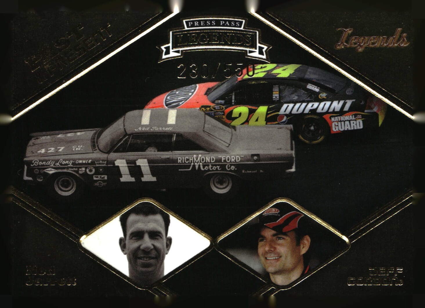 2009 Press Pass Racing Legends base, serial num, Inserts – Pick from list – PYC