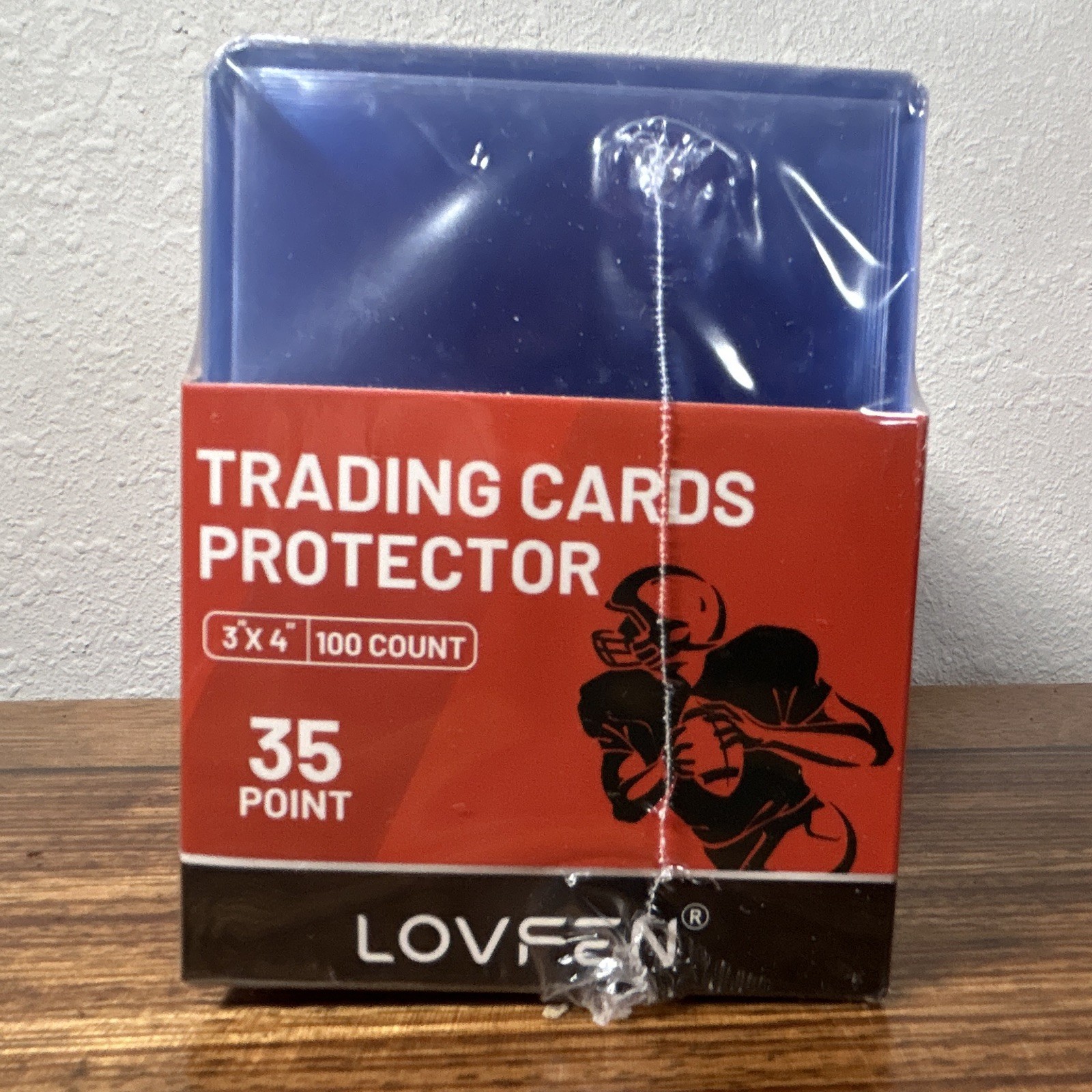 LOVFEN Toploaders 200 Pack Rigid Crystal Clear Card Holders 3×4 35pt