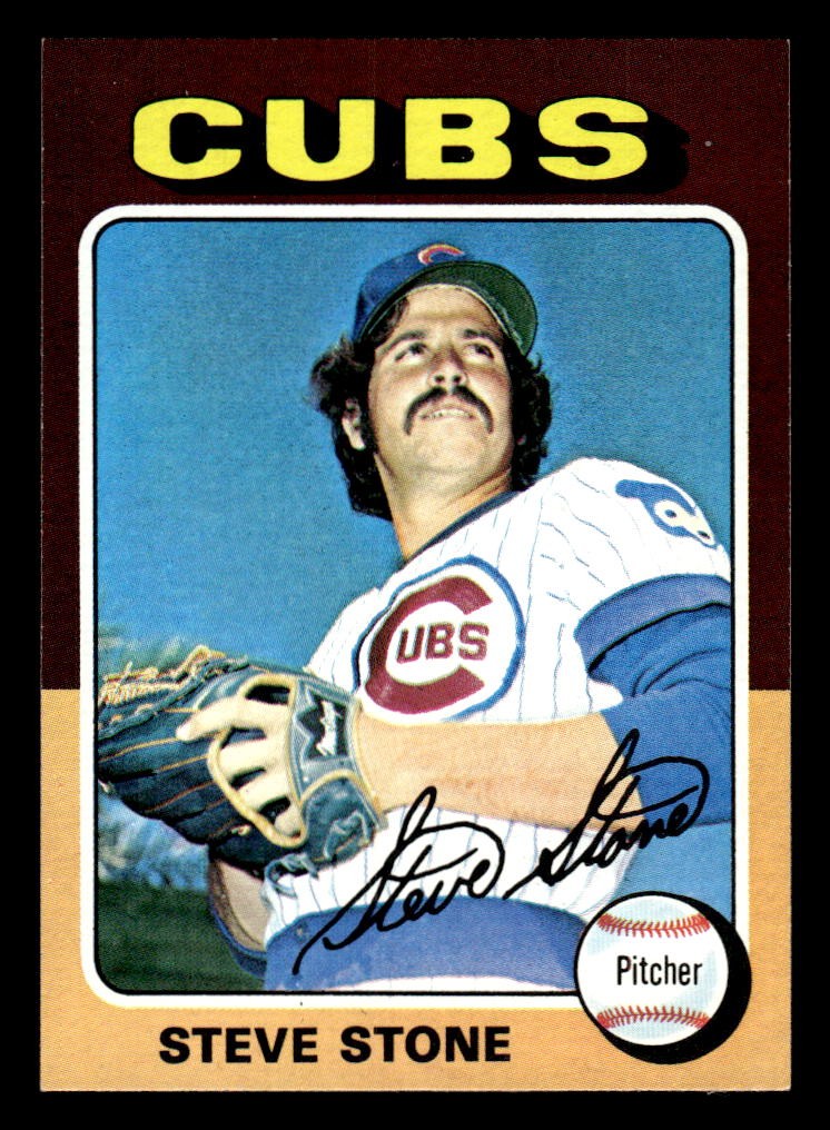 1975 Topps Mini Baseball Steve Stone #388 NM/MT Chicago Cubs