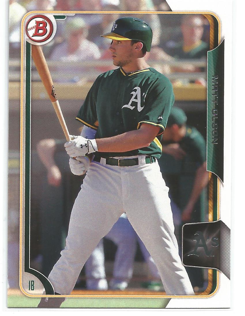 Matt Olson Oakland A’s 2015 Bowman Draft Prospect