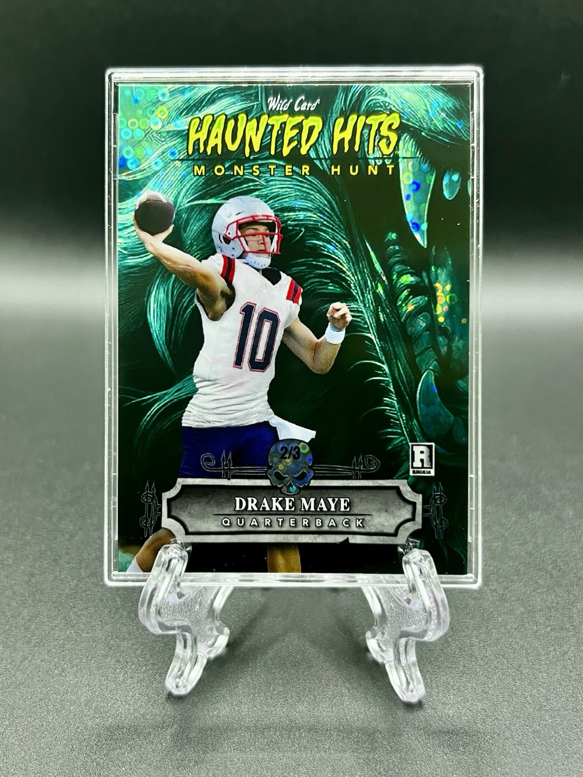 2024 Wild Card Haunted Hits Monster Hunt Drake Maye /3 Rookie READ DESCRIPTION