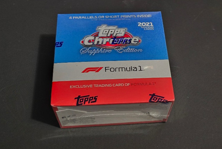 2021 Topps Chrome F1 Sapphire Edition Formula 1 SEALED Hobby Box