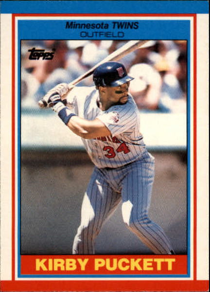 1989 Topps United Kingdom UK Minis #60 Kirby Puckett – NM-MT