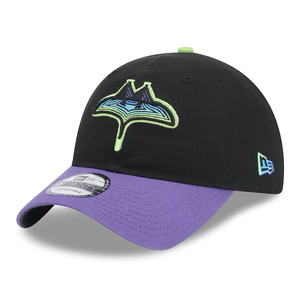 Tampa Bay Rays New Era 2024 City Connect 9TWENTY Adjustable Hat – Black