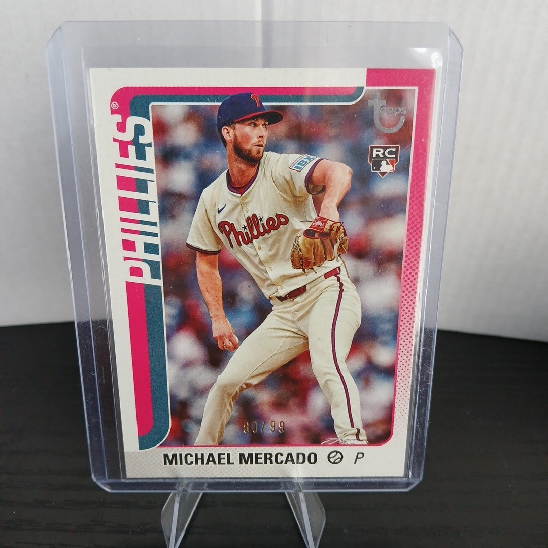 2025 Topps Series 2 – Michael Mercado #582 Vintage Stock Retro /99 (RC)