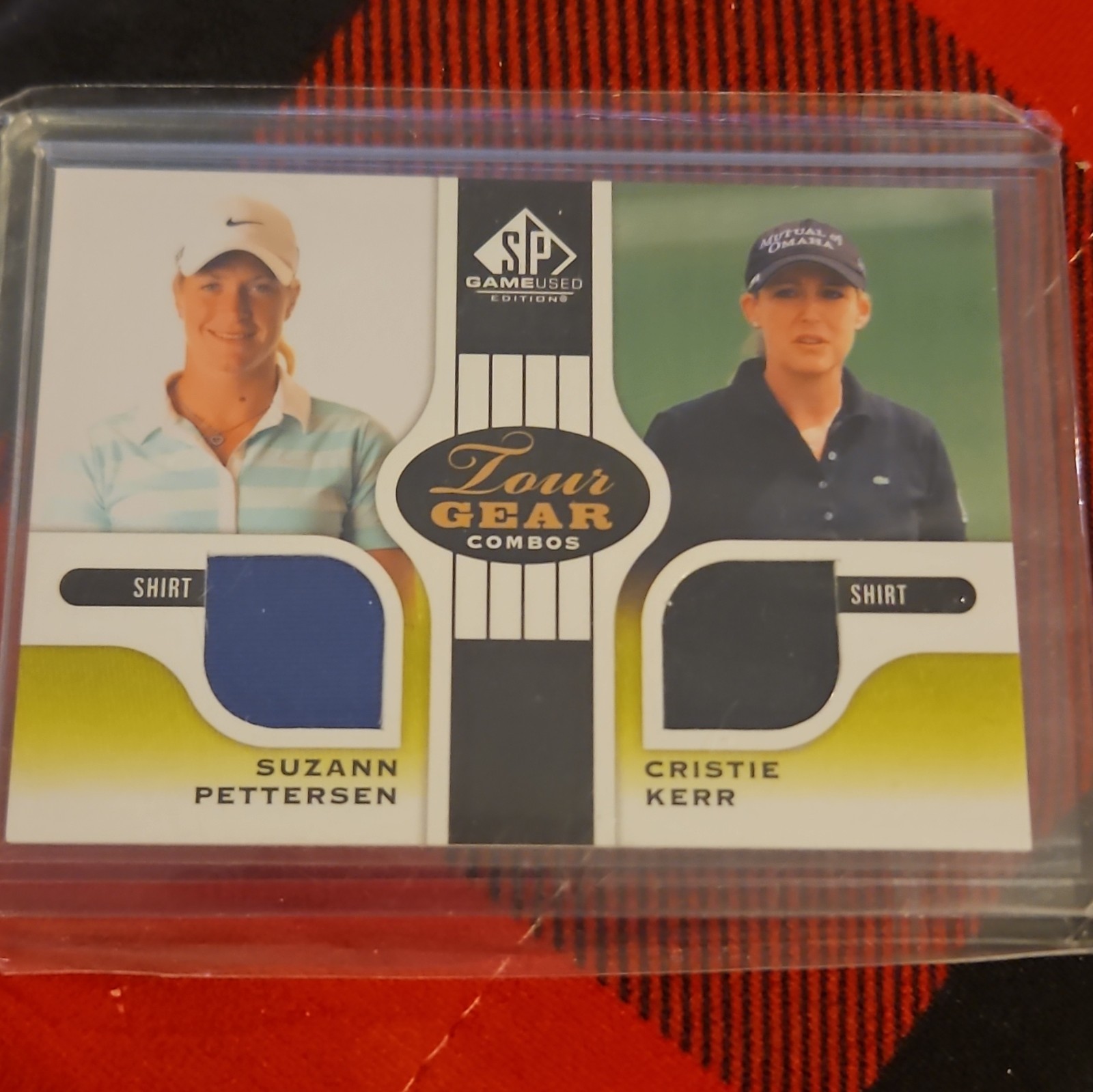 Upper Deck 2012 SP Game Used Golf Tour Gear Combos Pettersen/Kerr TG2-PK