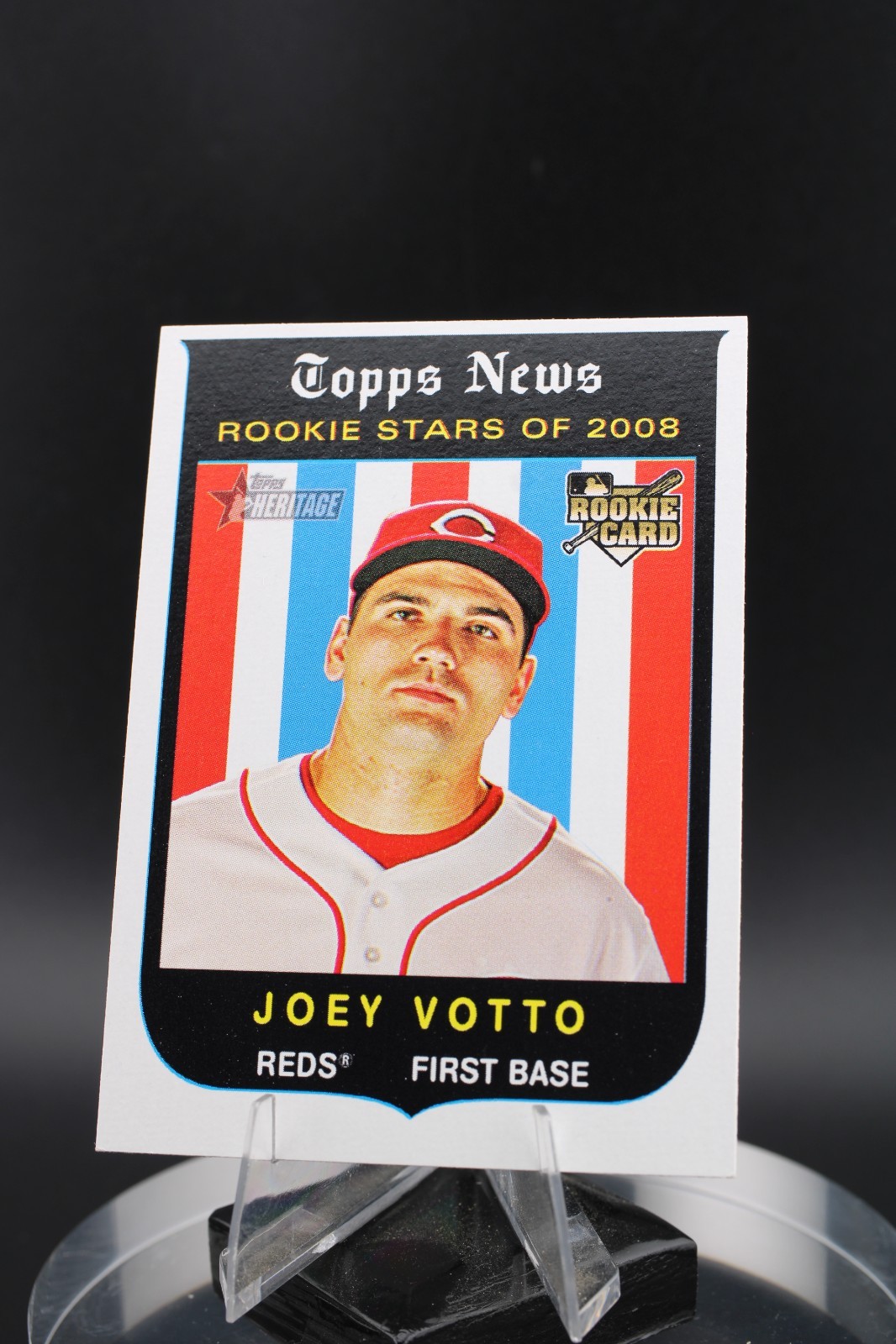 2008 Topps Heritage Joey Votto Rookie Card #146 – Reds RC – Mint