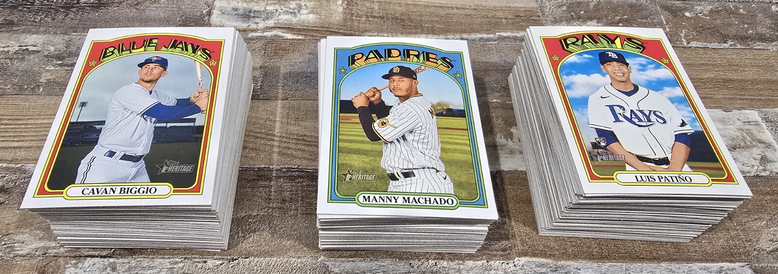 2021 TOPPS HERITAGE HIGH COMPLETE BASE SET #216 + #501-700