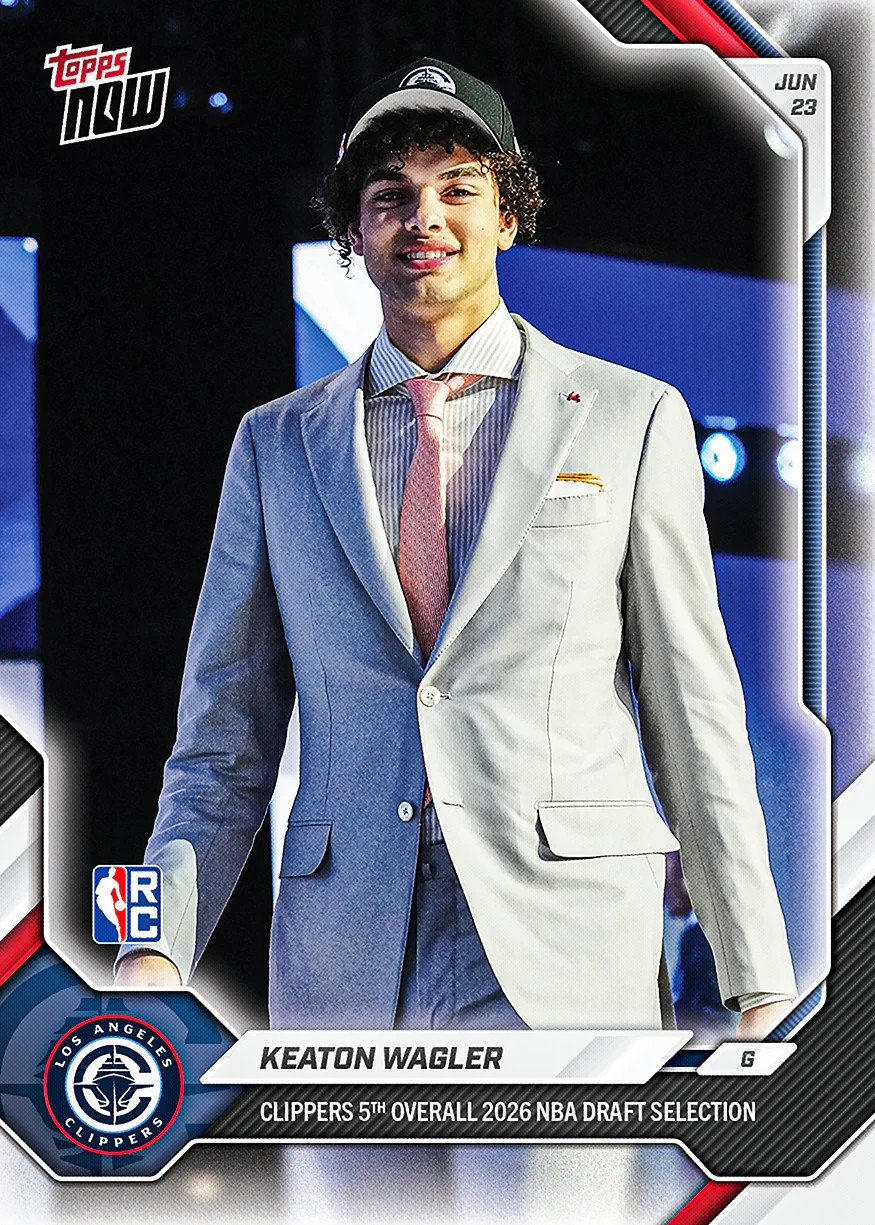 24-Card Bundle Draft Selection RC Dybantsa 2025-26 NBA Topps NOW Presale