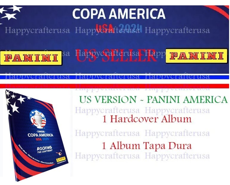 Panini Copa America 2024 – HARDCOVER Album ** USA EDITION – IN-STOCK**