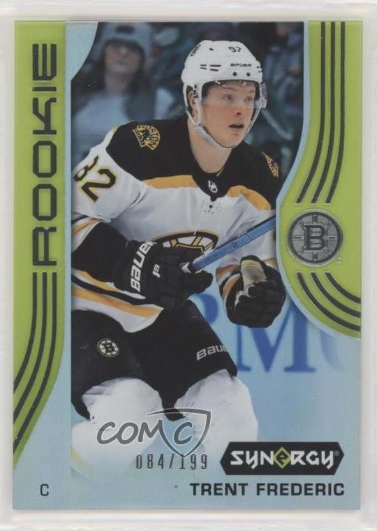 2019-20 Upper Deck Synergy Rookies Green 84/199 Trent Frederic #50 14sr