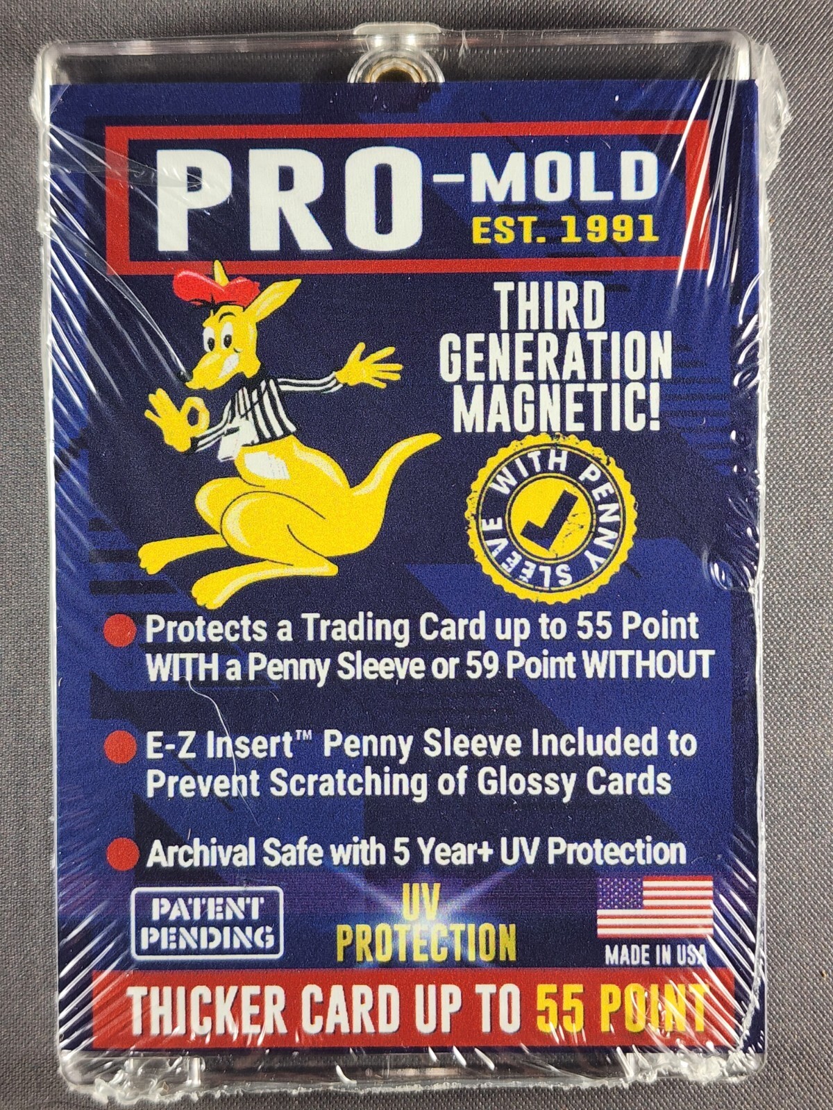 PRO MOLD 3rd Generation w/ Sleeve Magnetic Card Holders One Touch – MADE IN USA!