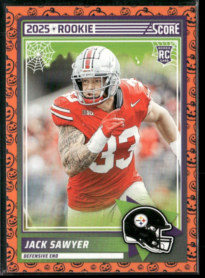 2025 Score – Rookies Jack Sawyer #83 Pumpkin (RC)