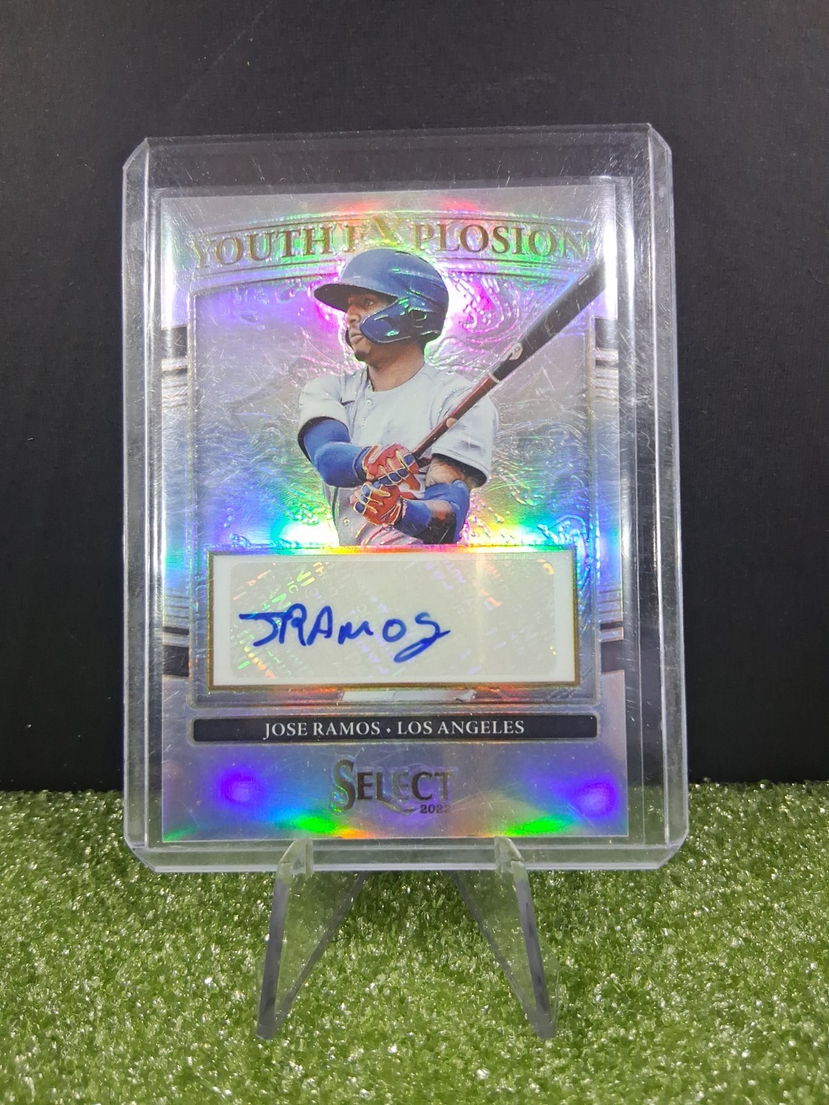 2022 Panini Youth Explosion Auto Jose Ramos #YES-JR Holo Prizm /199