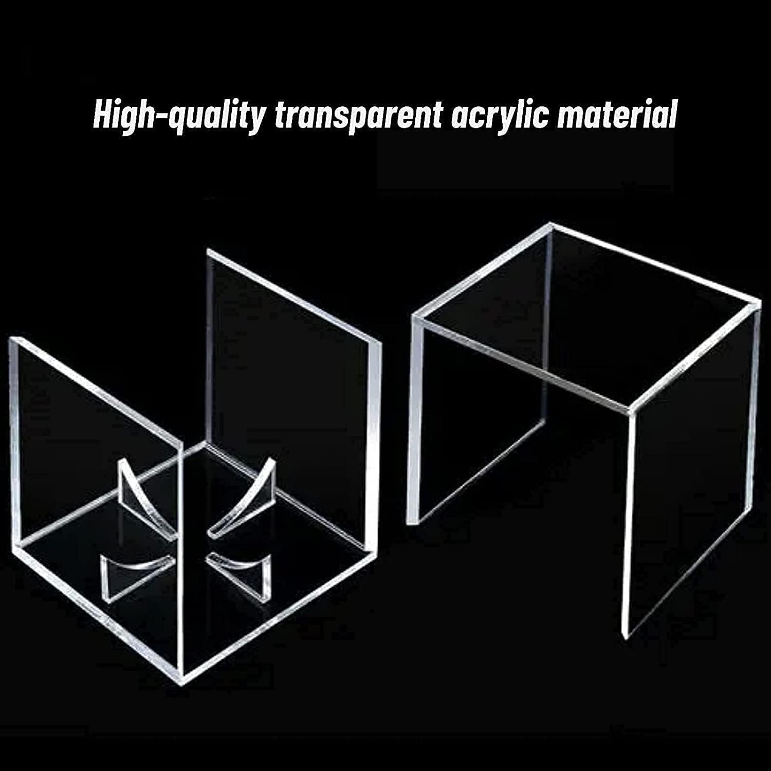 NEW 24 Pack Baseball Display Cases UV Protected Clear Acrylic Ball Cubes