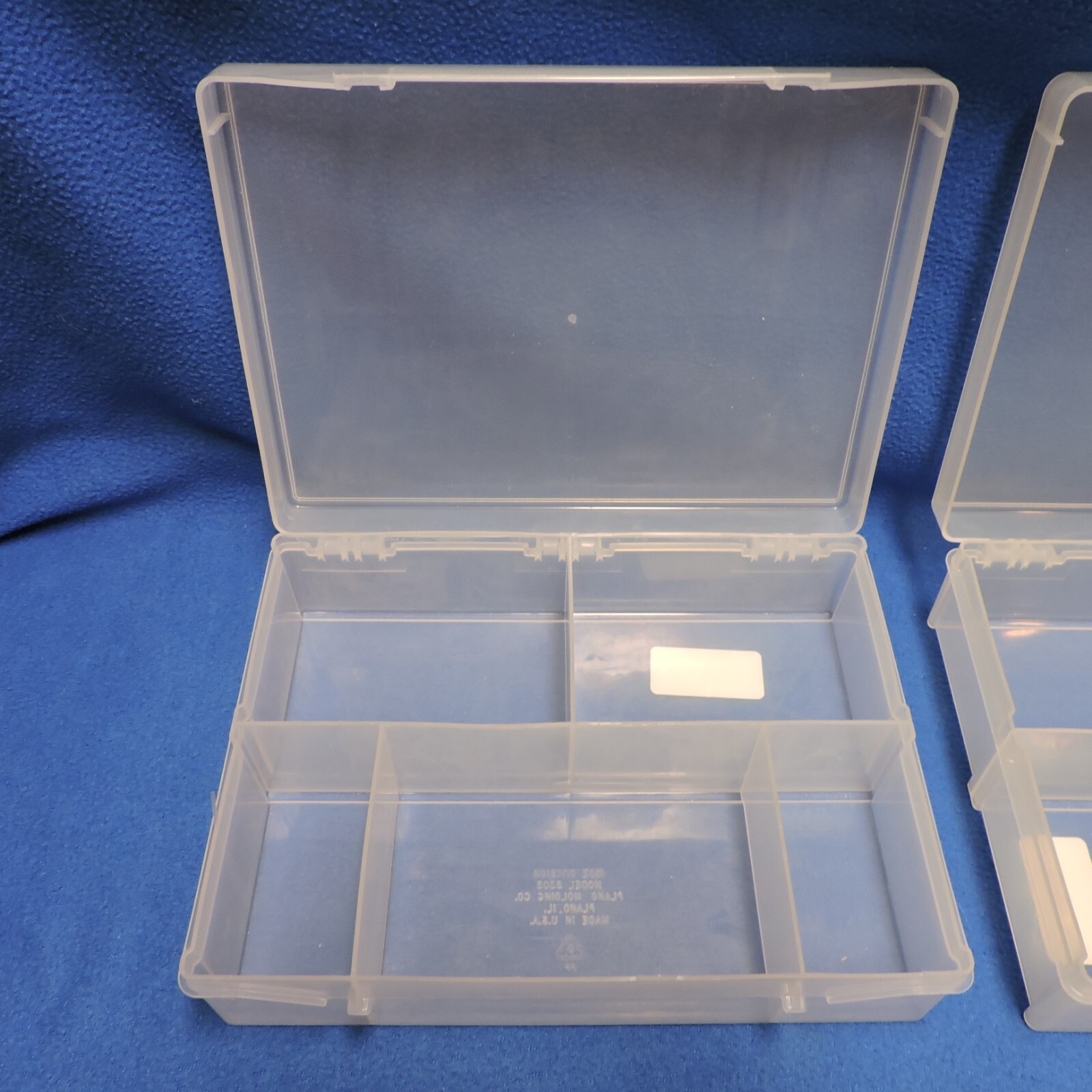 2 X Jammers Plastic Card Storage Trading Card Case Boxes hold 1100 ea Plano 5305