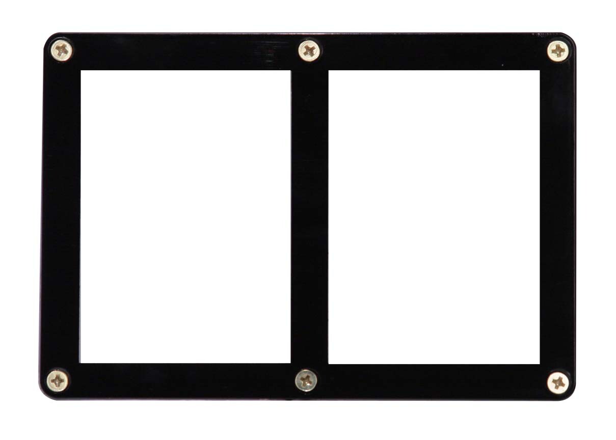 Ultra Pro 2-Card Black Border Screwdown Card Holder Recessed Screw #81200