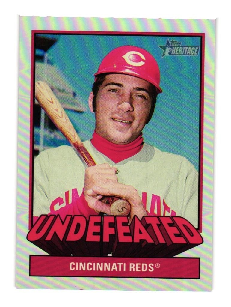 2026 Topps Heritage Undefeated Holographic – Johnny Bench (U-1) Cincinnati Reds