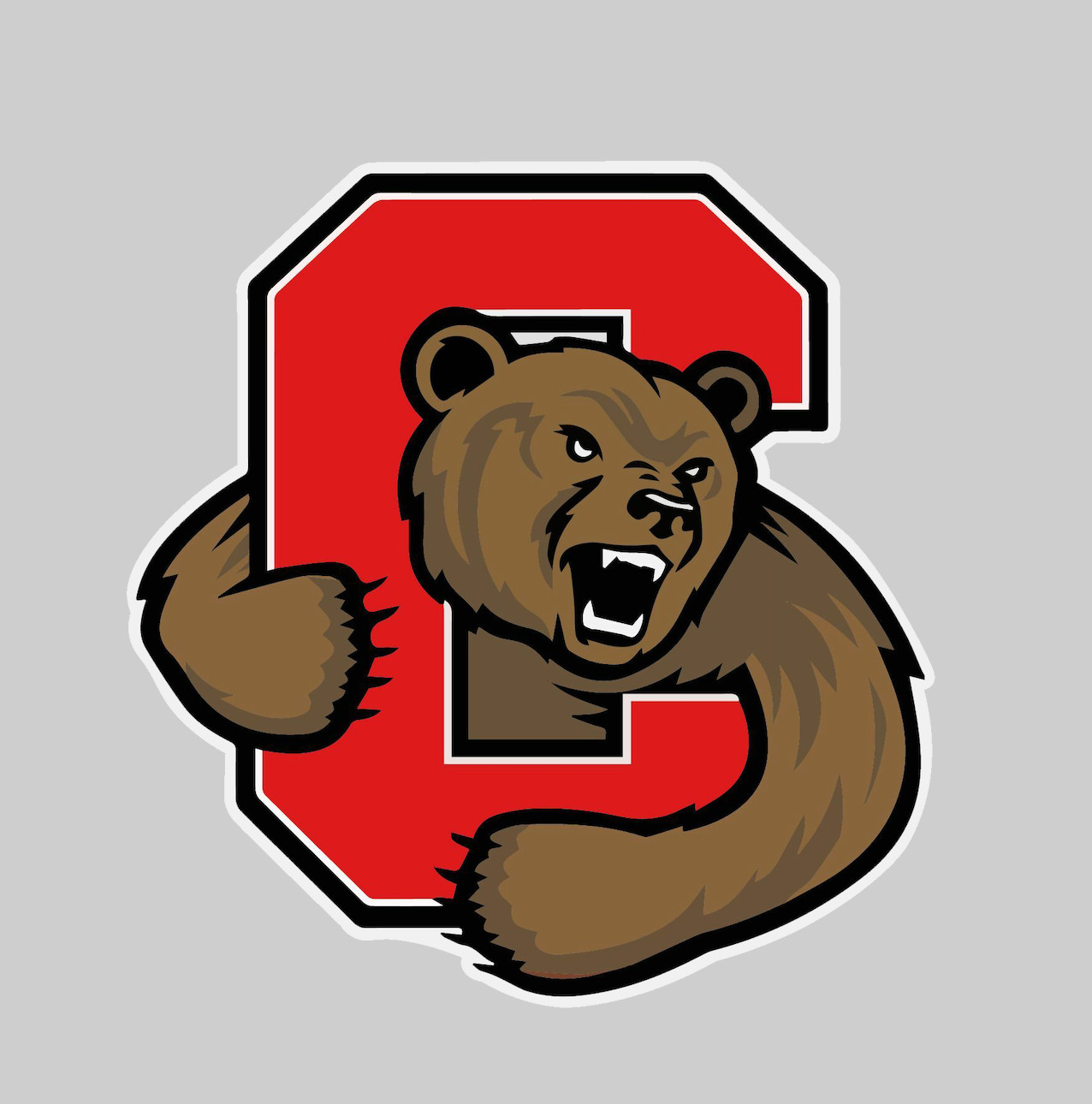Sticker – Cornell Big Red Logo – Die Cut Laminated Vinyl Decal