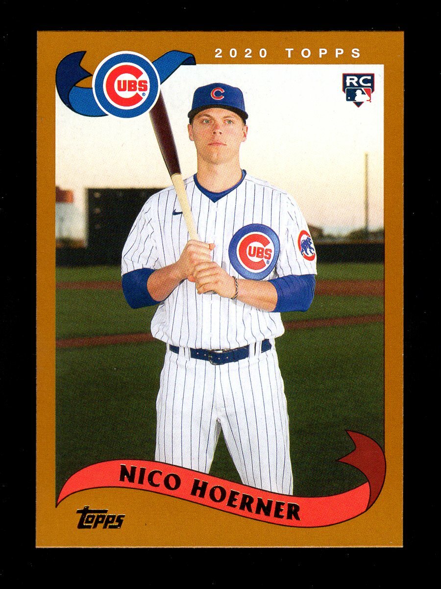 2020 TOPPS ARCHIVES #240 NICO HOERNER RC QTY CHICAGO CUBS