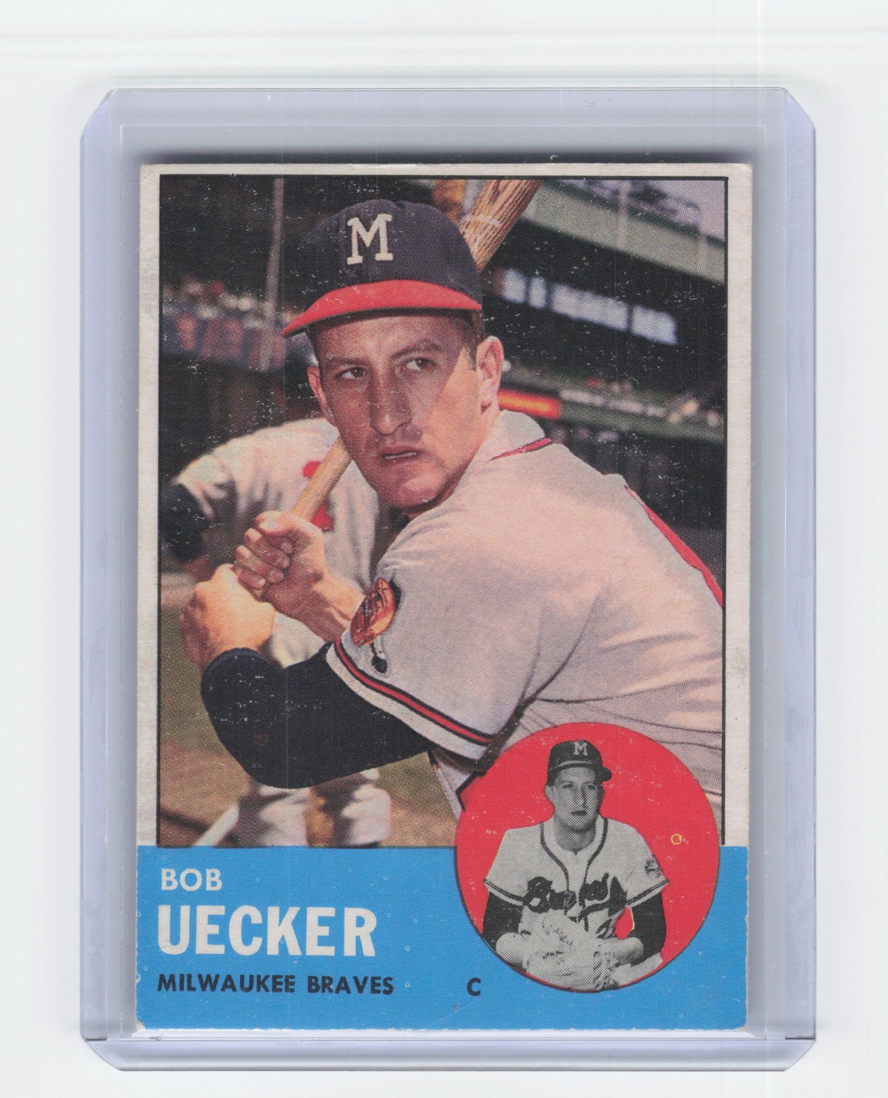 1963 Topps #126 Bob Uecker