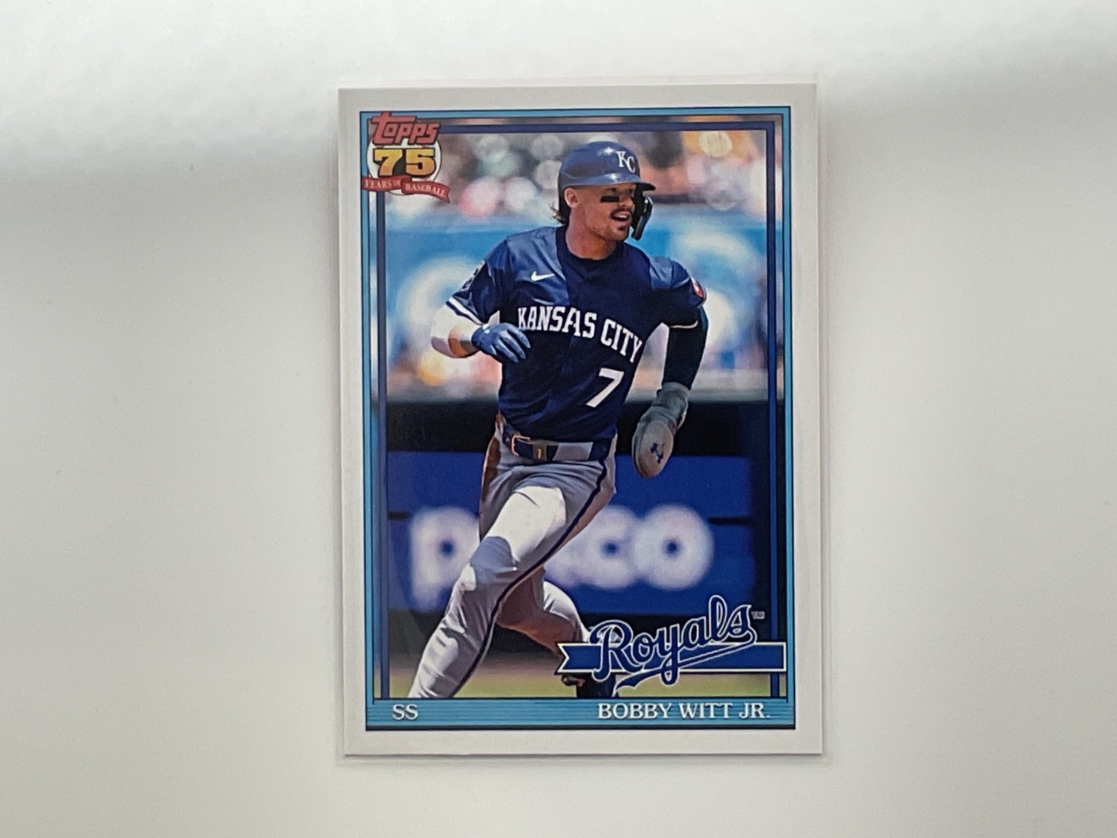 Bobby Witt Jr 2026 Topps Series 1 1991 Topps Card # T91-3 Royals