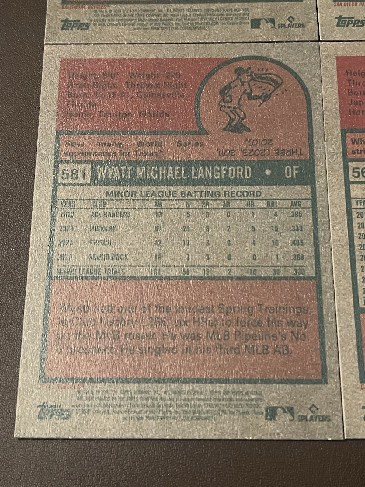 2024 Topps Heritage High Number Complete Base Set #501-700 / Paul Skenes RC