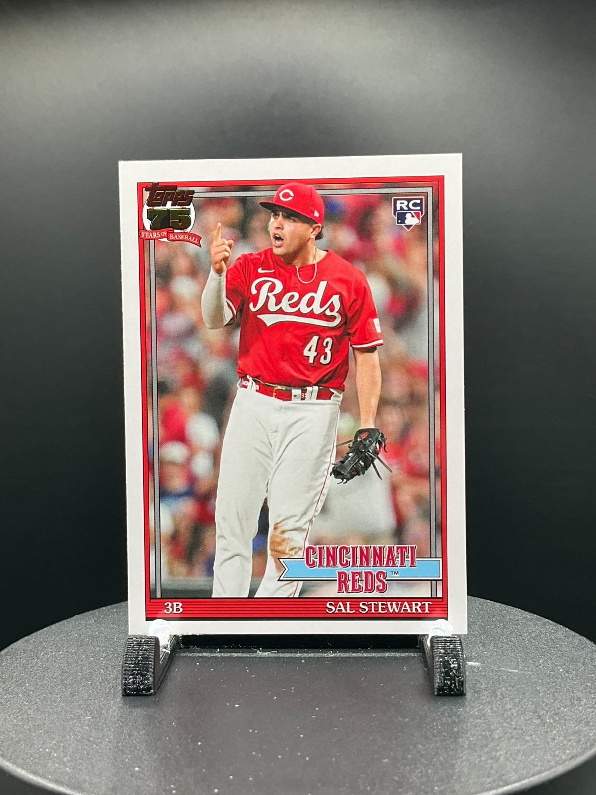 2026 Topps Series 2 Baseball 1991 Topps 91B2-13 Sal Stewart, Cincinnati Reds RC