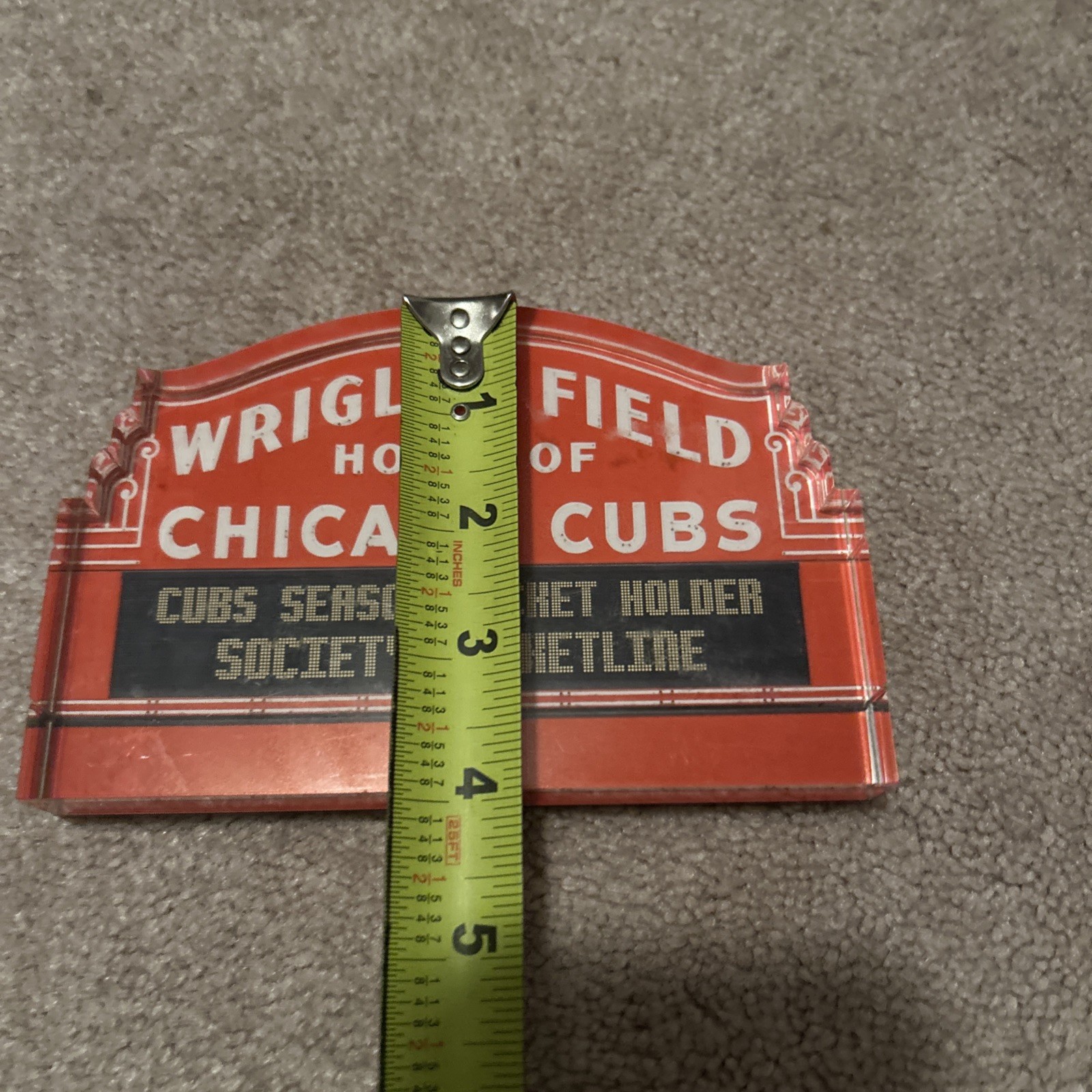 Wrigley Field Mini Resin Marquee