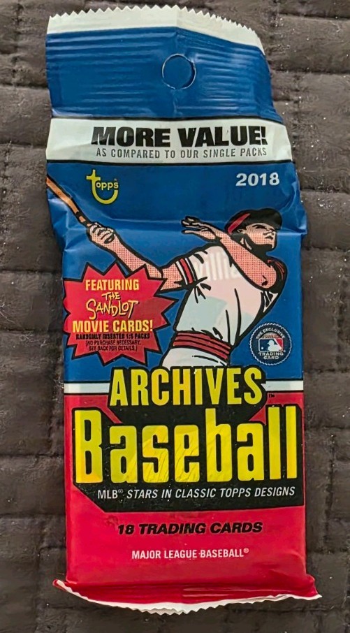 2018 Topps Baseball Archives Fat Pack Of 18 Cards