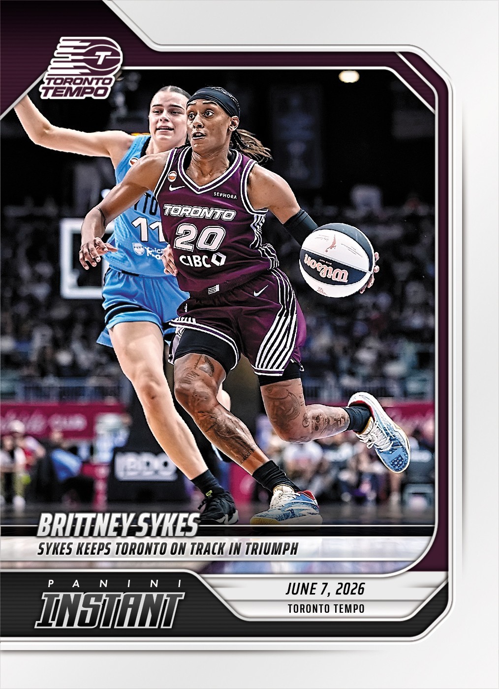 2026 Panini Instant WNBA #134 Brittney Sykes Toronto Tempo PRESALE