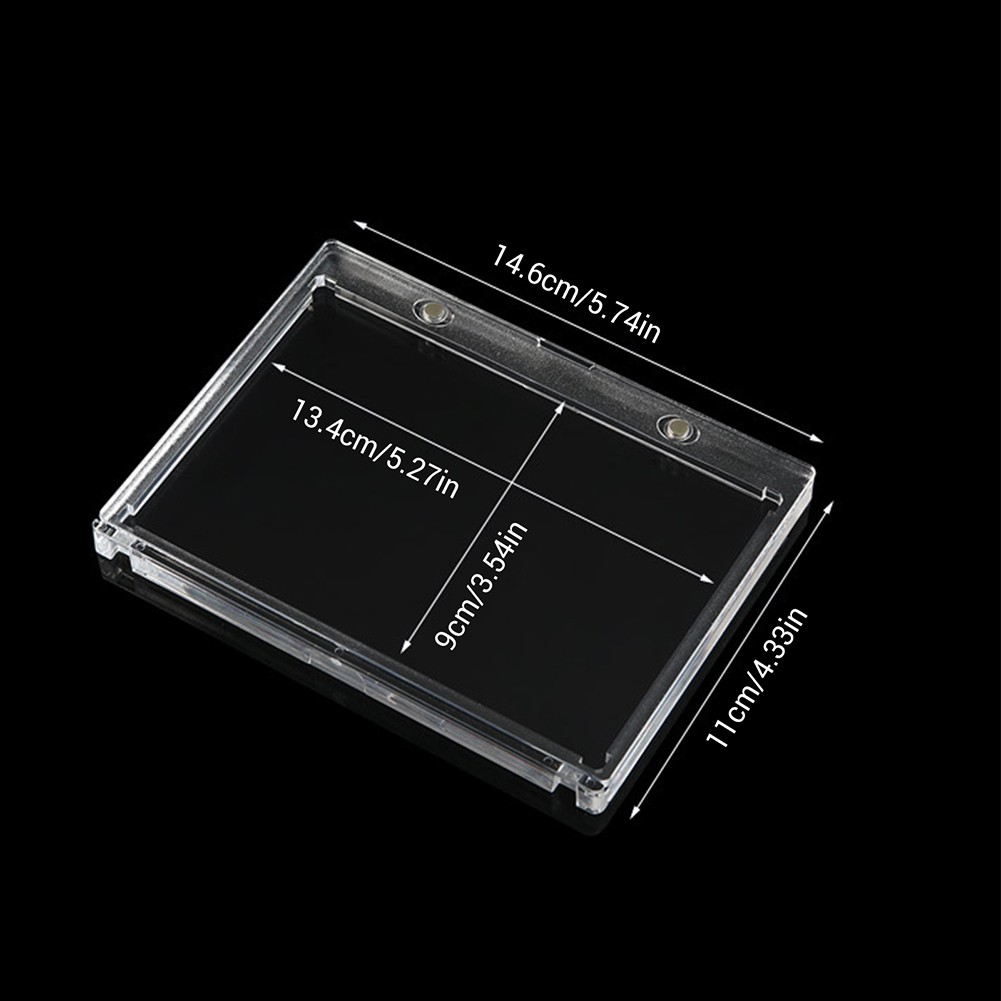 5PACK 175PT Cards Storage UV Protection Vertical Booklet Magnetic Card Holder