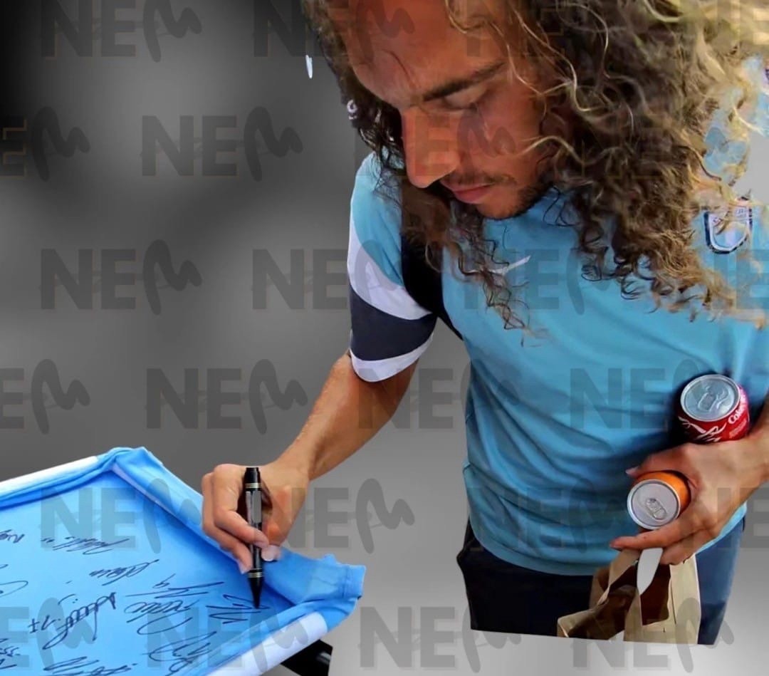 MULTI SIGNED Rare Official FULL SQUAD SS Lazio Home 25/26 Jersey PROOFS/COA