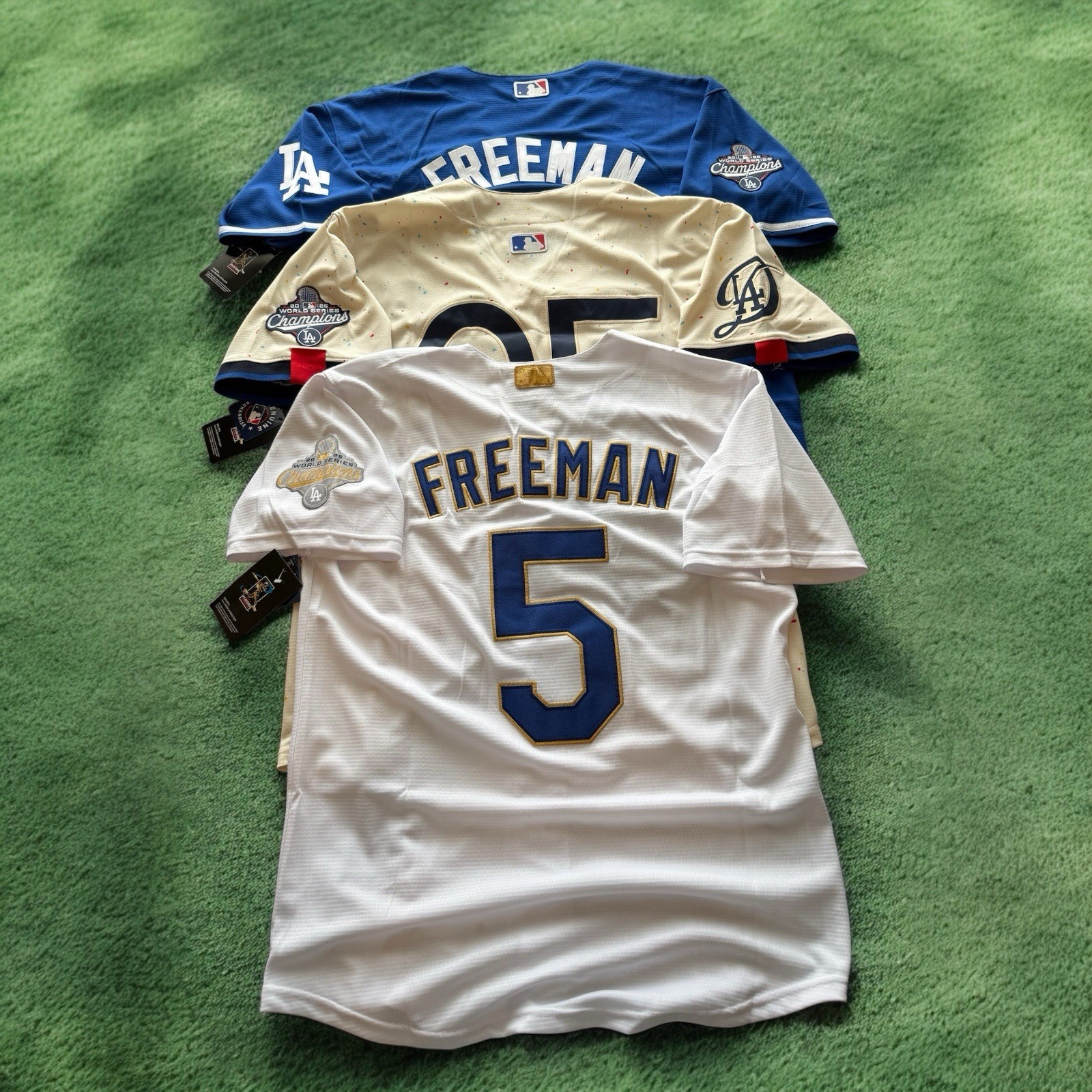 NEW Freddie Freeman Dodgers 2025 World Series Jersey! SHIPS SAME DAY!