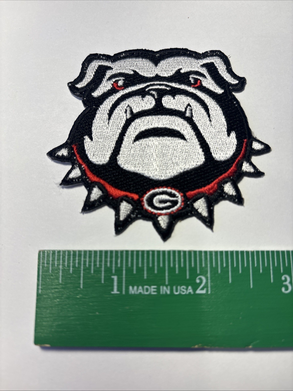 University Of Georgia Bulldogs Embroidered Iron On Patch