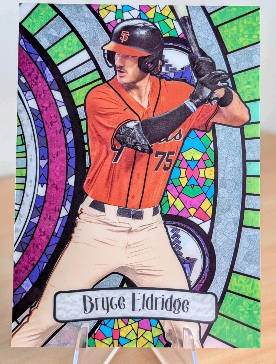 2023 Bowman Draft Stained Glass Bryce Eldridge – San Francisco Giants – BGA-15