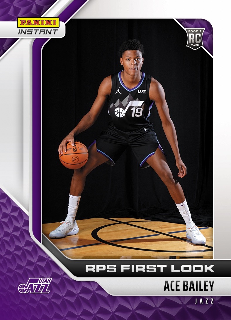 Ace Bailey 2025 Panini Instant NBA RPS First Look #11 RC – Presale