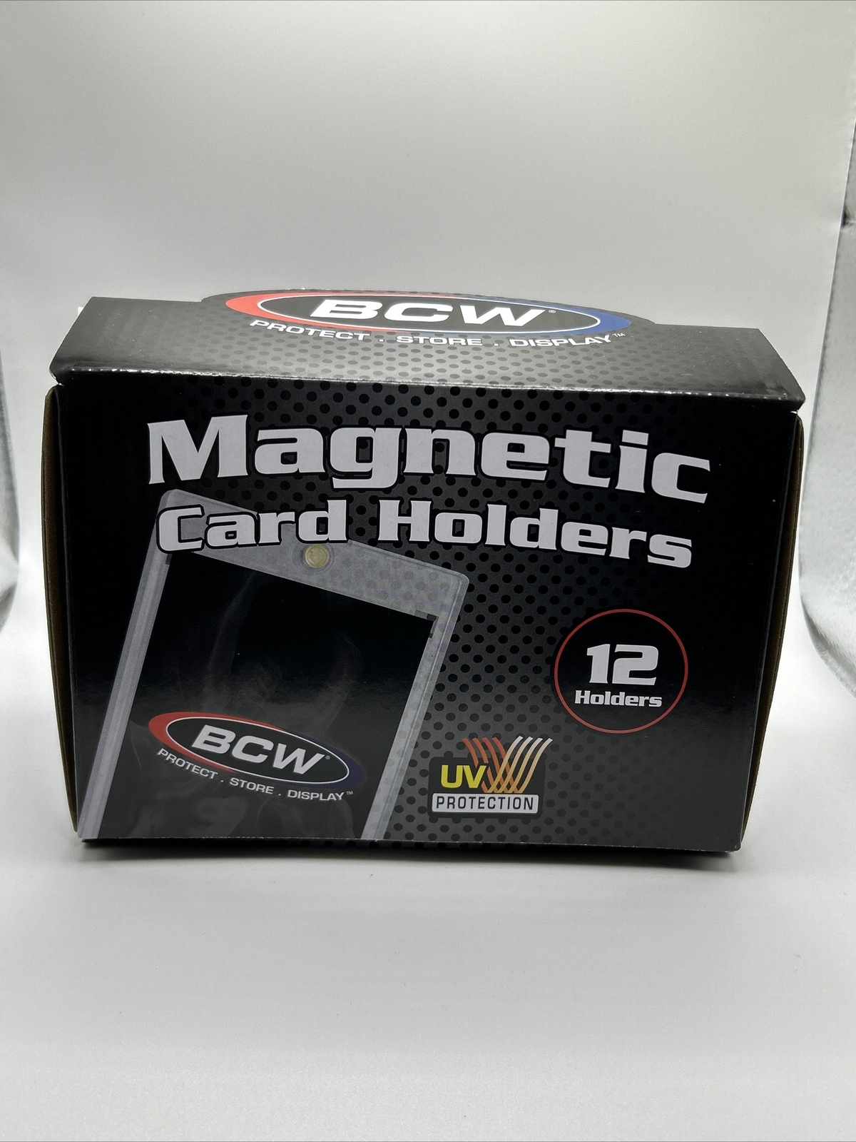 BCW Magnetic Card Holder 180pt Point with UV Protection – Box of 12 holders