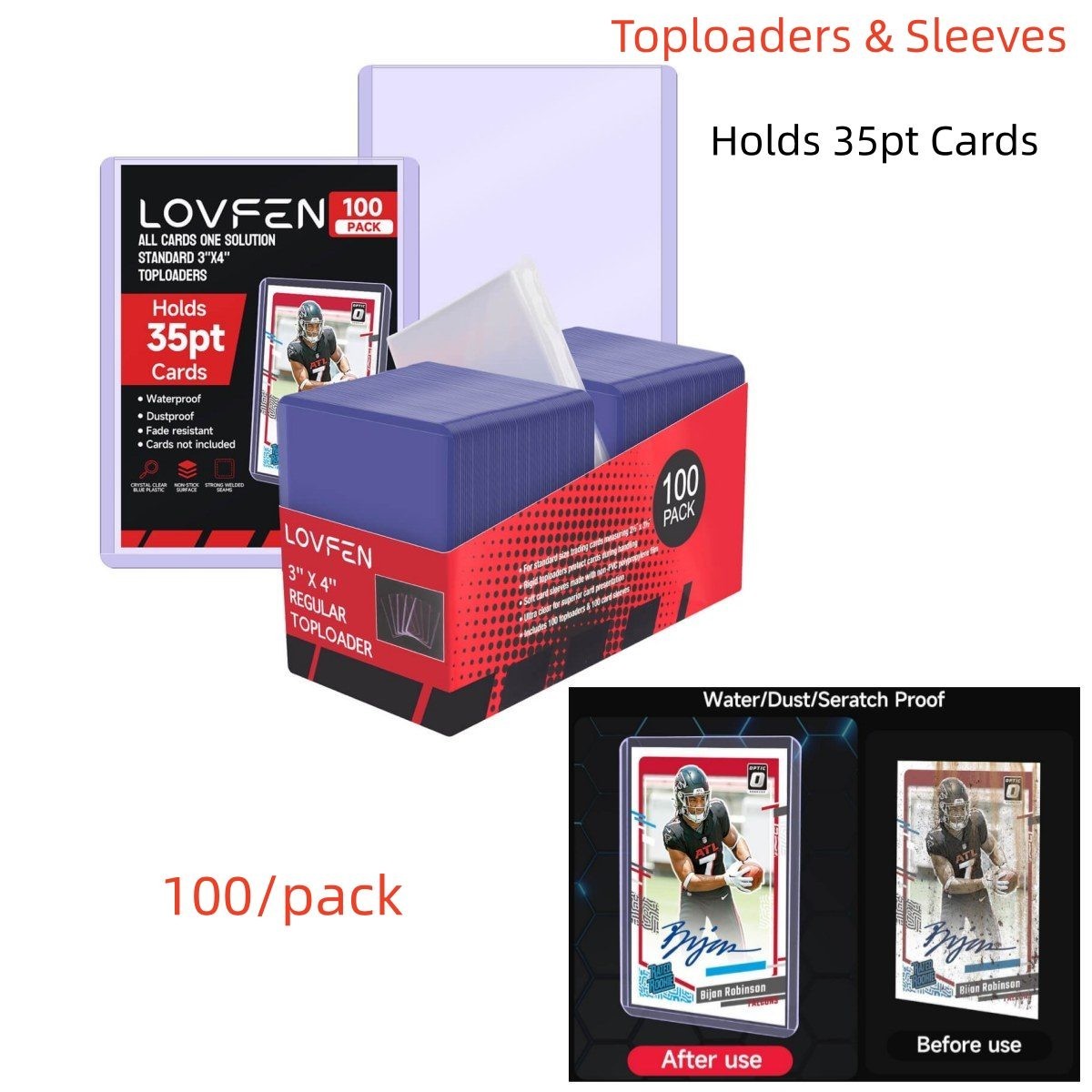 6 Slot Card Case, Toploader, Magnetic Card Holder For 35pt Pokémon Trading Cards