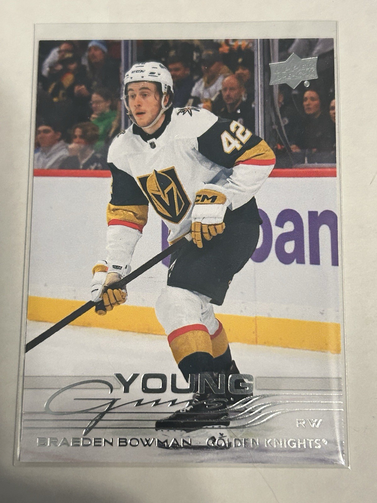 2025-26 Upper Deck Extended Series Braeden Bowman Young Guns #703 RC Vegas…