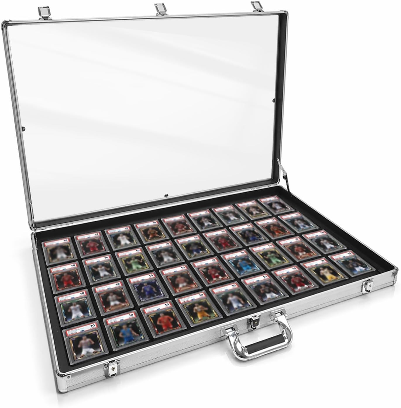 Card Show Display Case Large Aluminum 34 X22 Lockable Trading Card Display Case