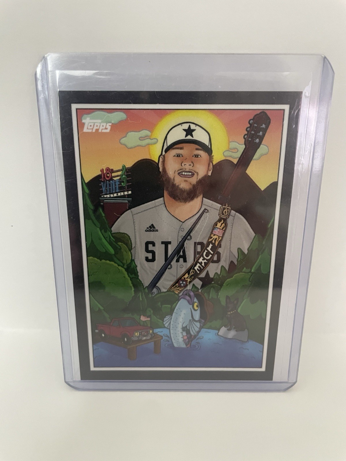 Luke Combs 2021 Topps Nashville Stars Country Music #2 PR 1536