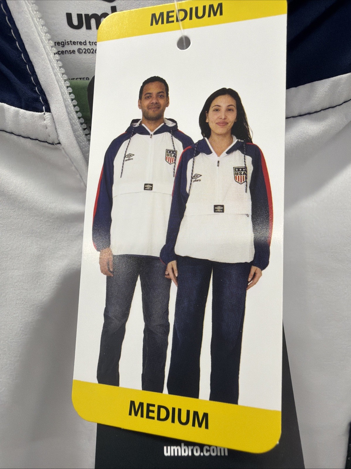 Umbro Team USA Pullover, Unisex Medium