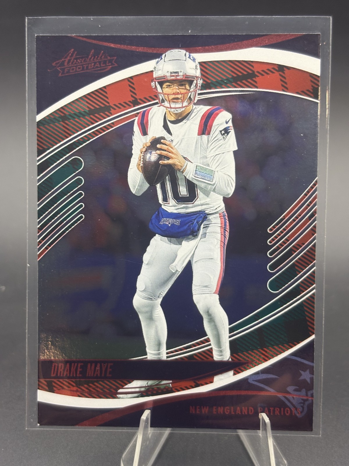 2025 Panini Absolute – Drake Maye #79 Red