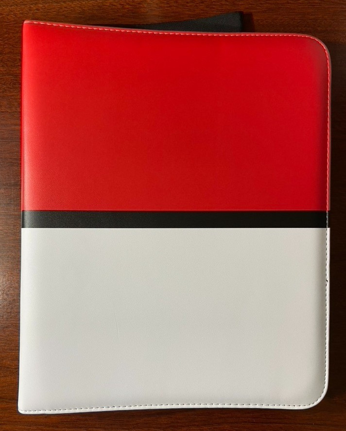 9 Pocket Trading Card Zip Binder – Holds 900 Cards, 50 Pages Large-Capacity