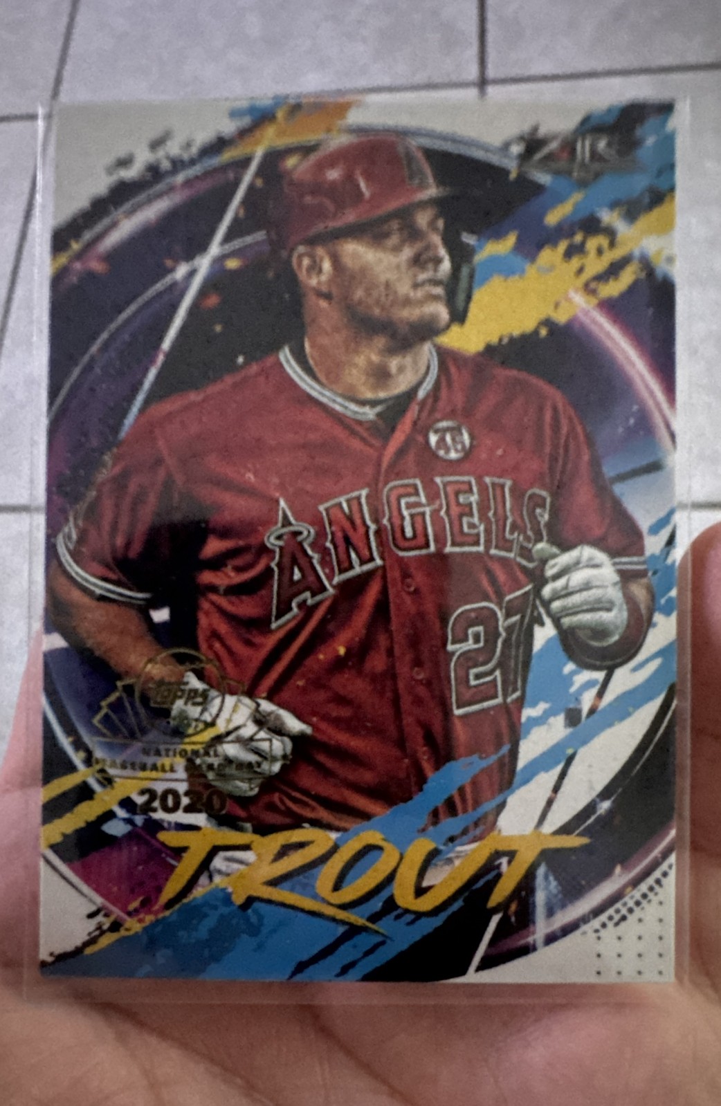 2020 Topps Chrome – Topps Fire Preview Mike Trout #FP-2