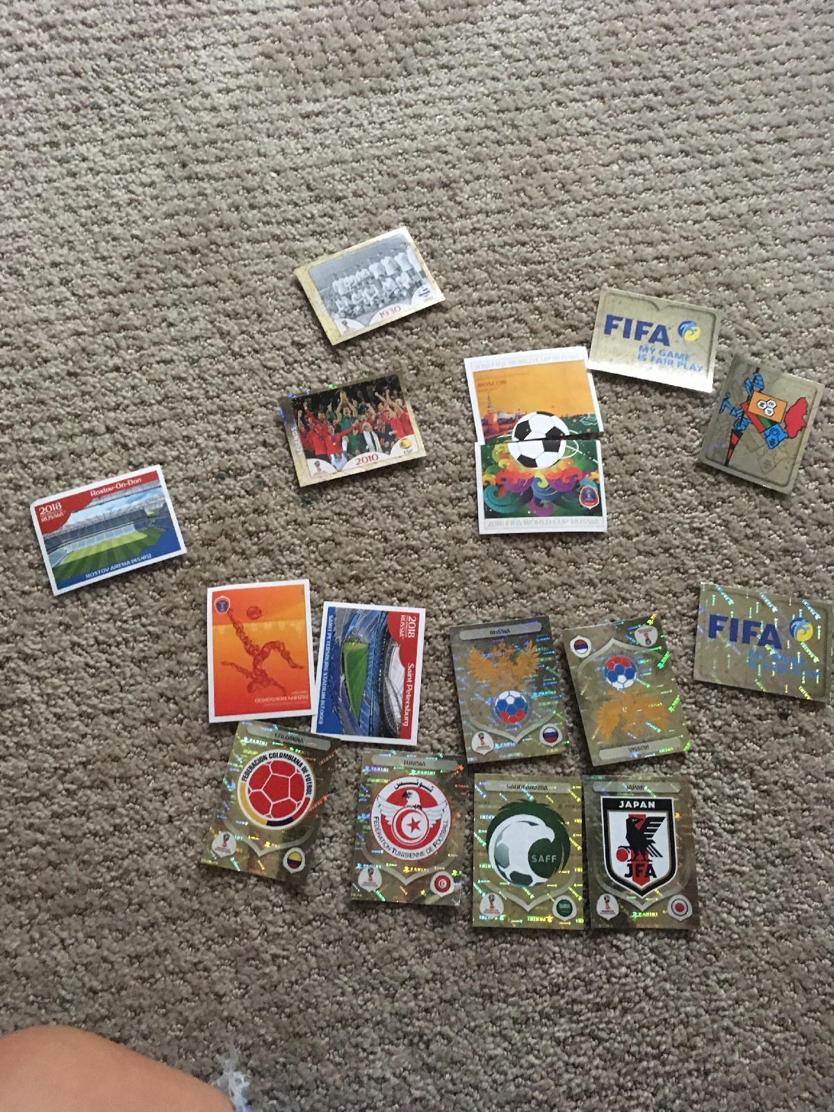 panini world cup 2018 Russia Sticker Legend And Logo
