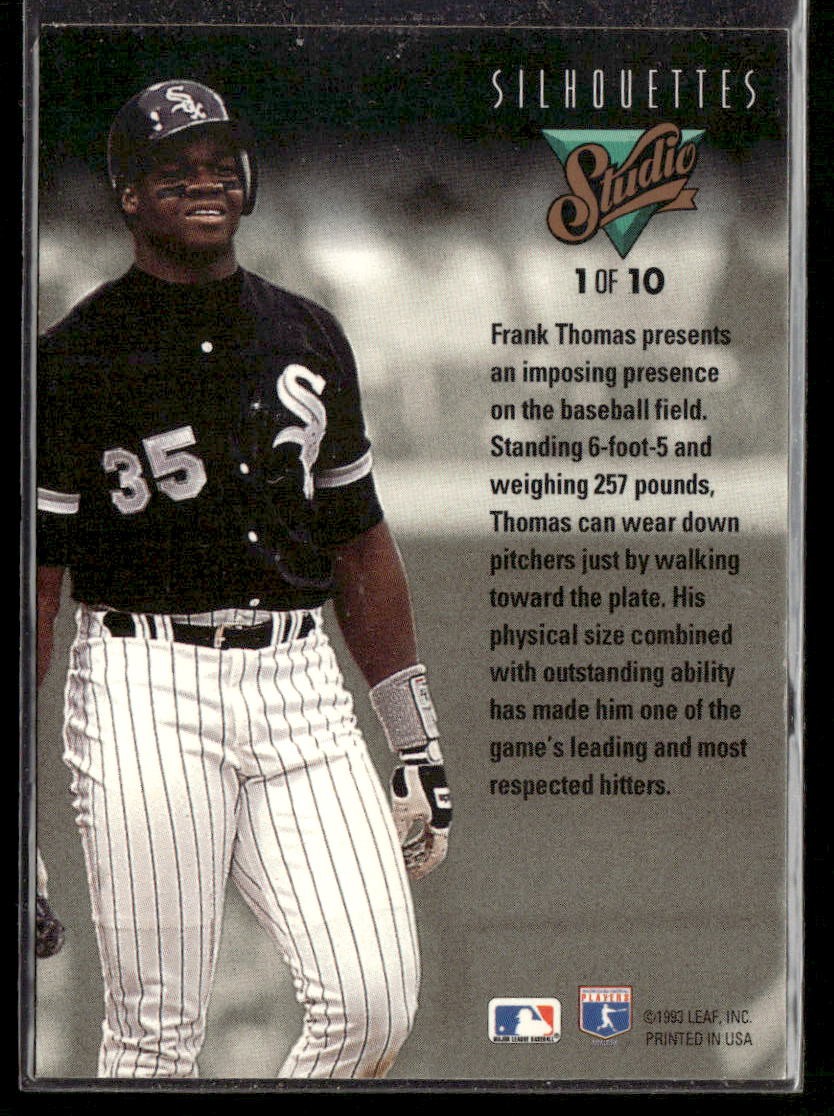 1993 Studio #1 Frank Thomas Silhouettes